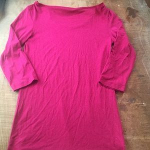 EchoVerde Fairtrade Organic Bamboo Top Berry NWOT